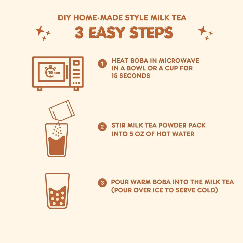 Brown Sugar Milk Tea With Boba