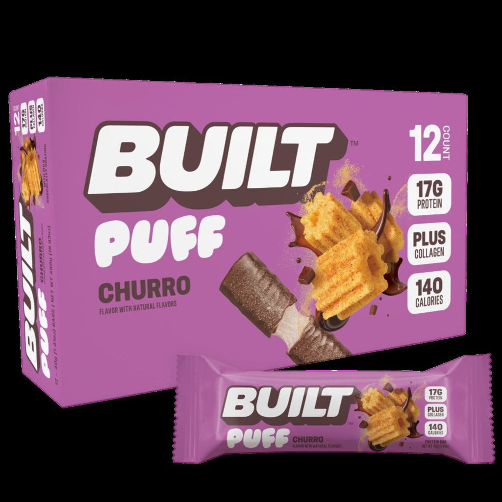 Churro Puff Collagen Protein Bars (12 CT)