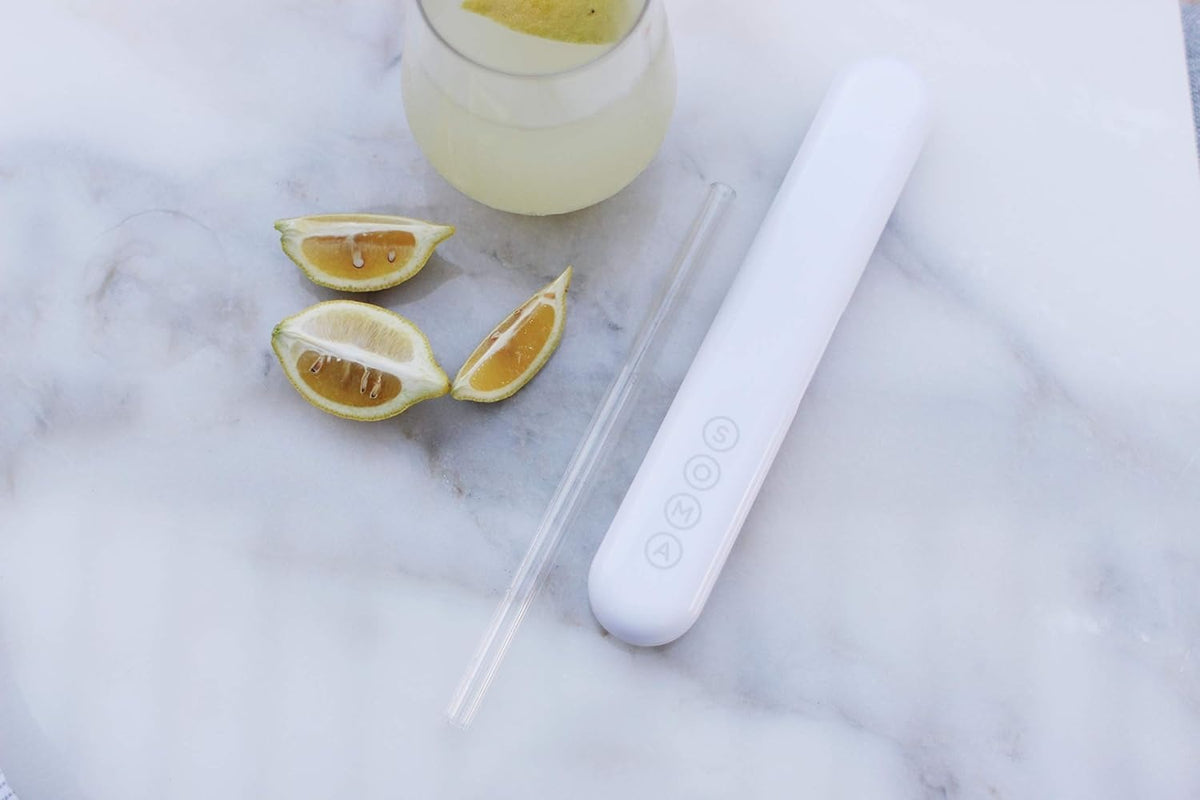 Glass Straw Clear - 8 Inches