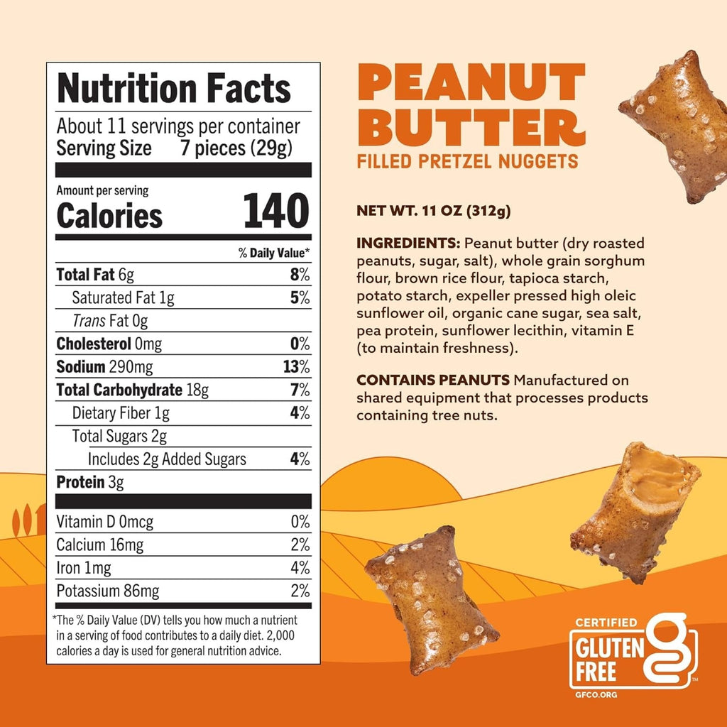 Peanut Butter Filled Pretzel Nuggets