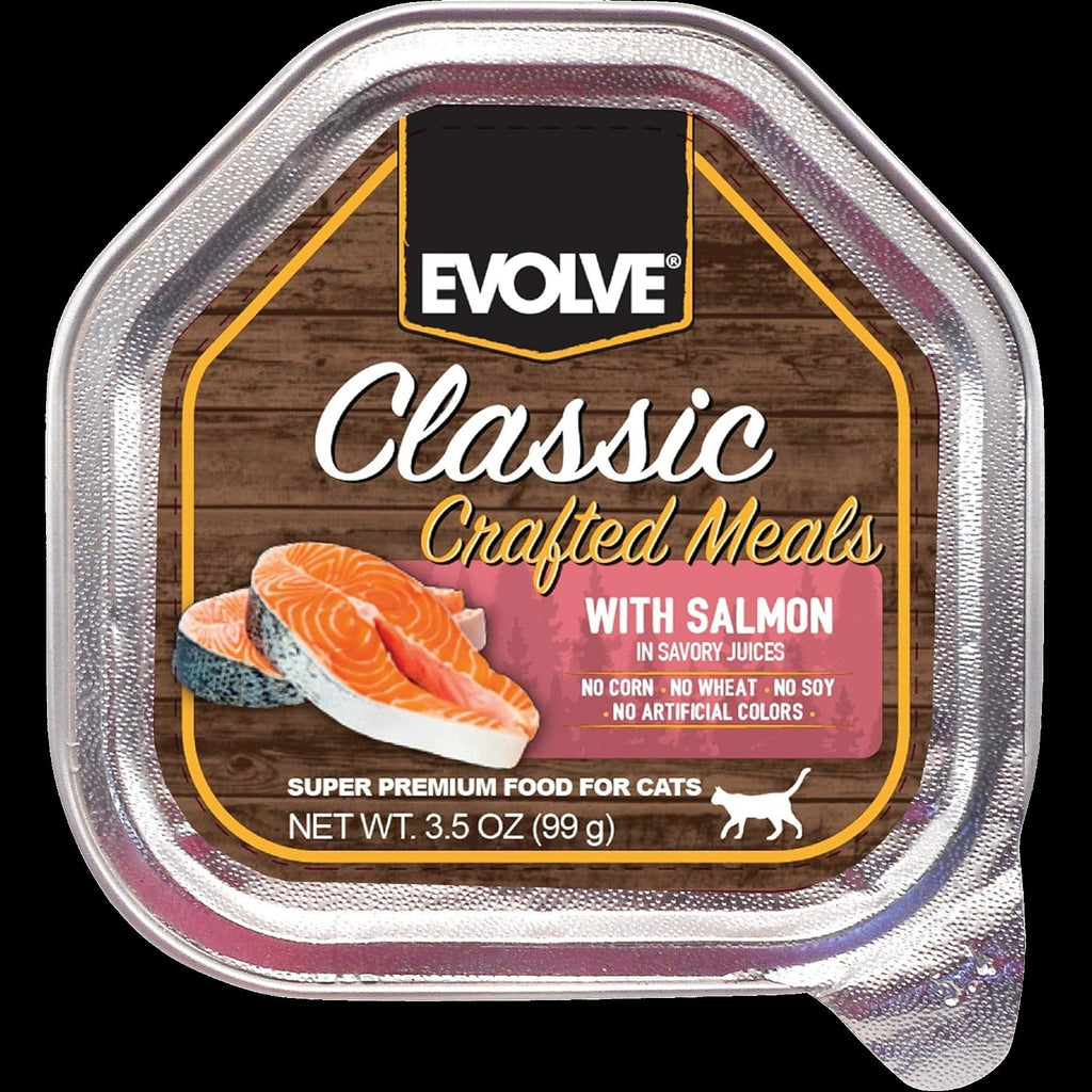 Classic Crafted Meats w/ Salmon Cat Food (15 Pack)