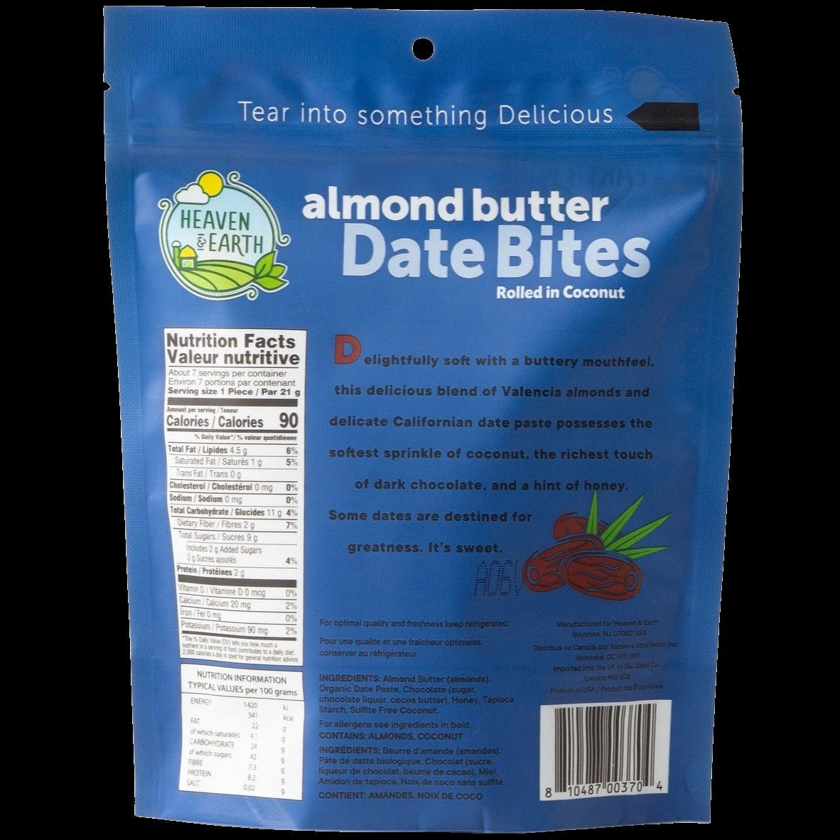 Coconut Almond Butter Date Bites