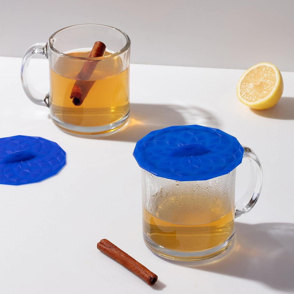 5-Piece Silicone Suction Lids Set - Slate