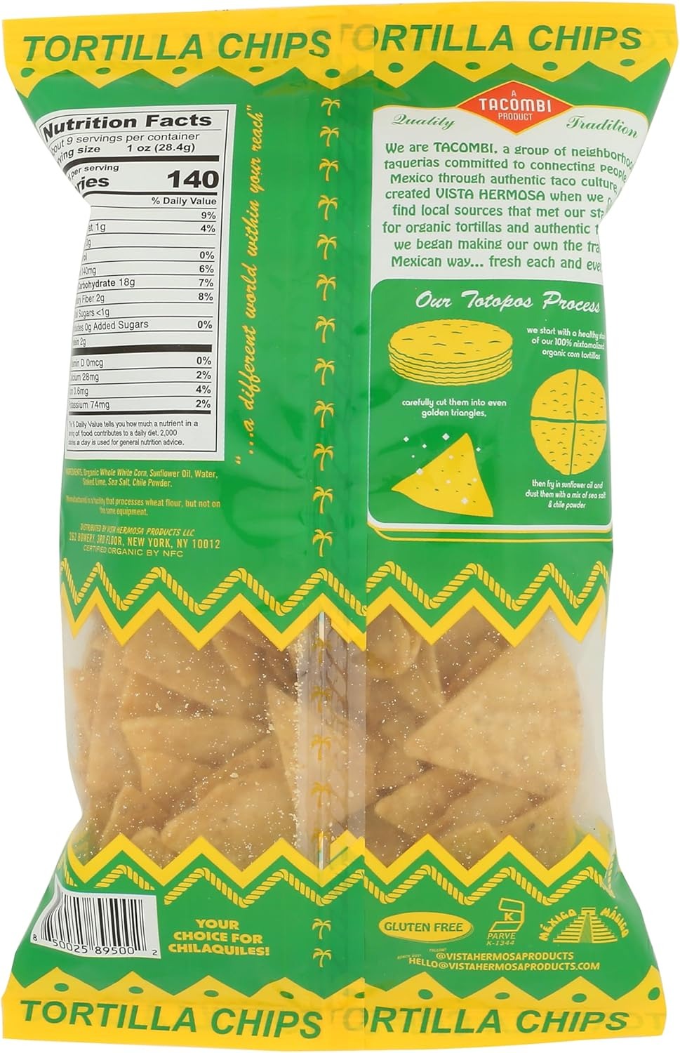 Sea Salted Corn Totopos