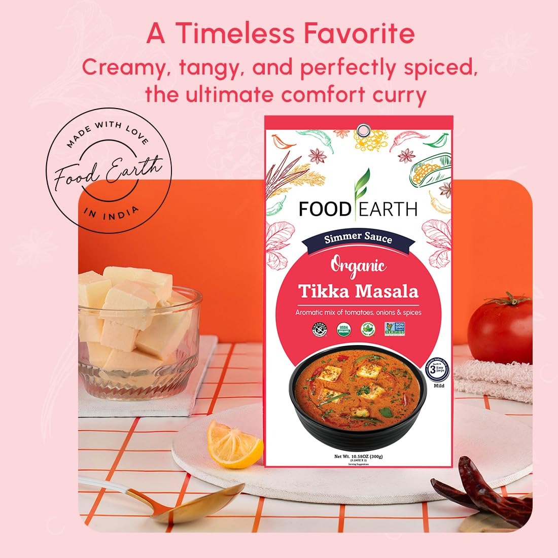Organic Tikka Masala Simmer Sauce