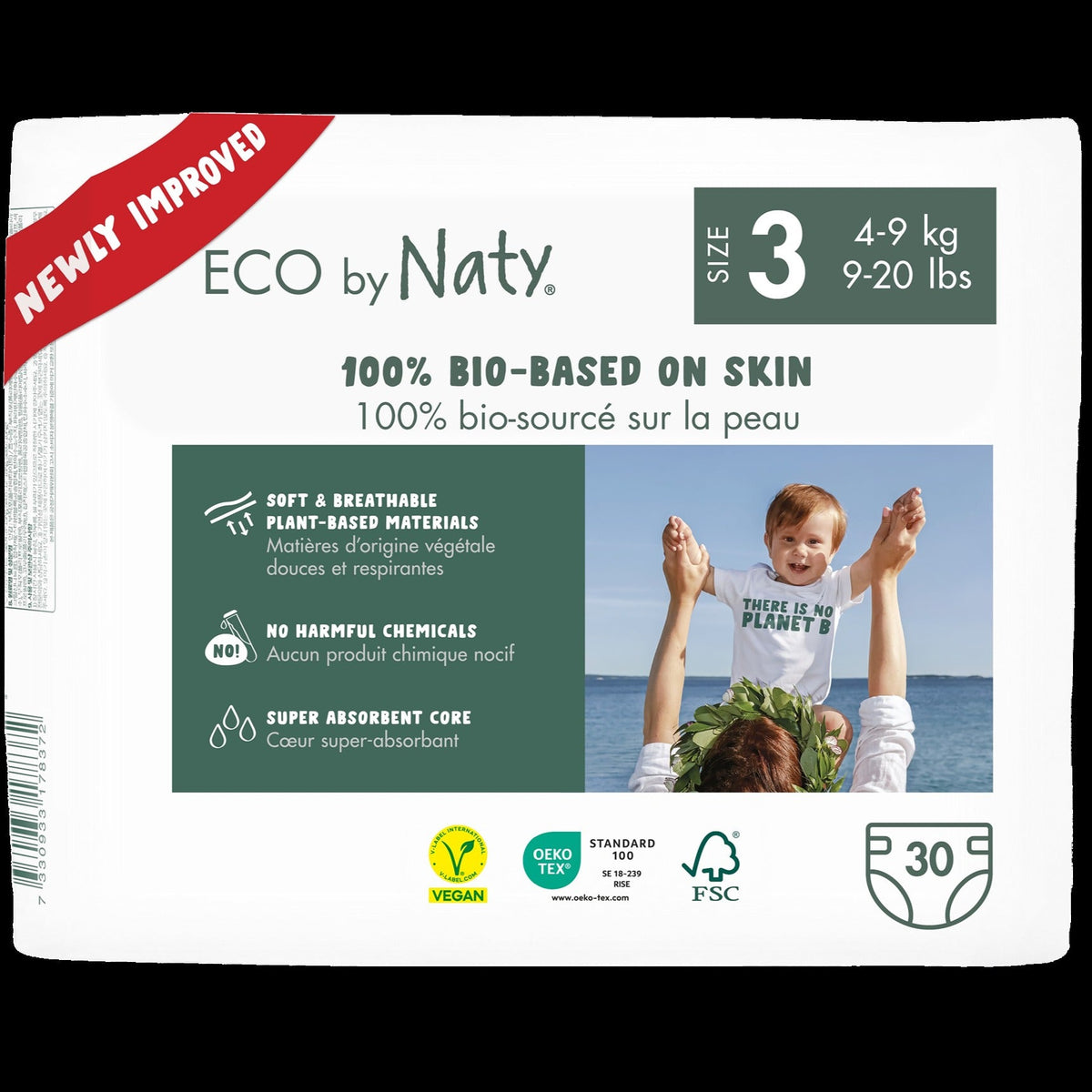 Eco Diapers Size 3 ( 30 CT)