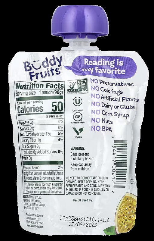 Original Apple & Multifruit Fruit Pouch (18 Pack)