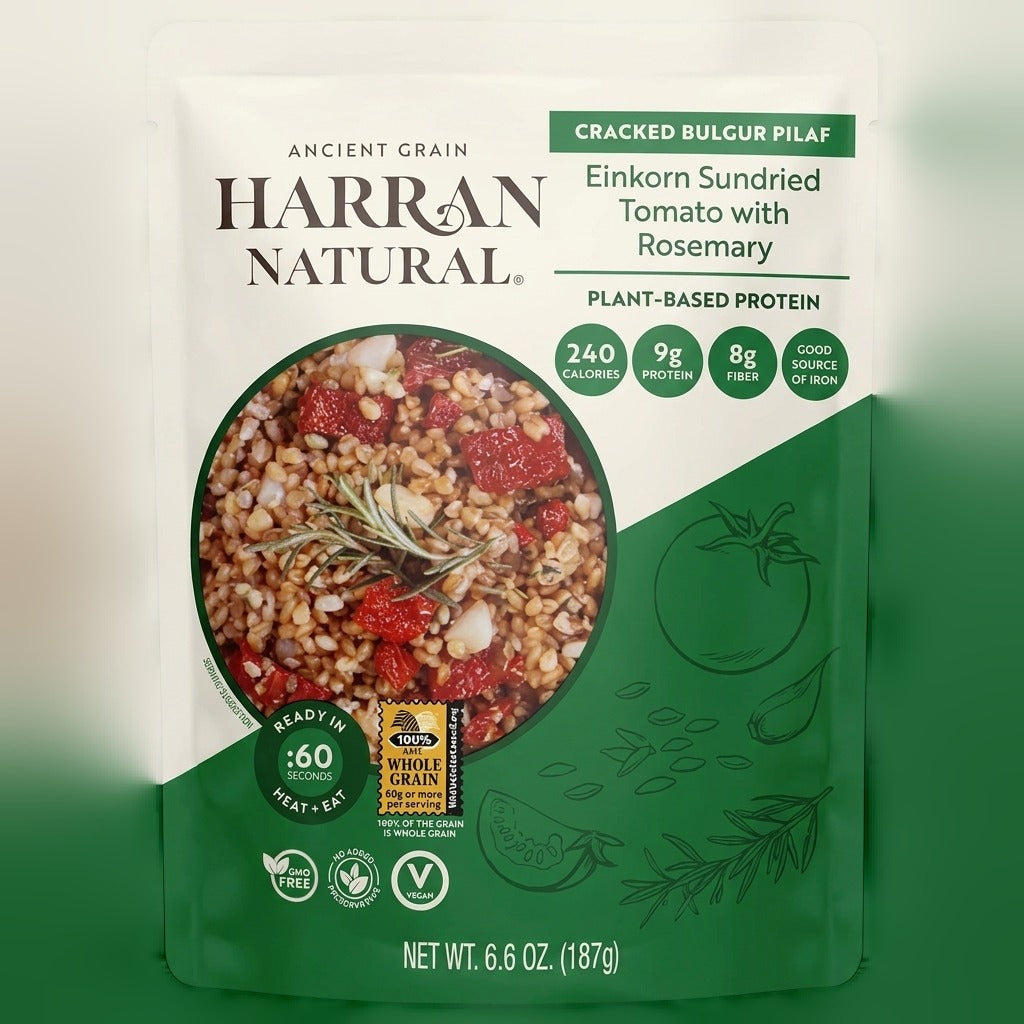 Cracked Bulgur Pilaf – Einkorn Sun-Dried Tomato with Rosemary (8 Pack)