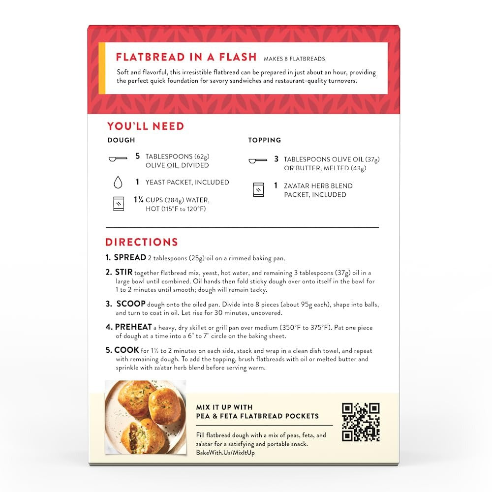 Perfectly Tender Flatbread Mix Kit