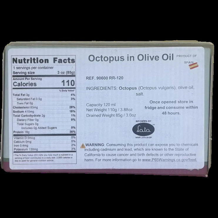 Octopus In Olive Oil (Tinned)