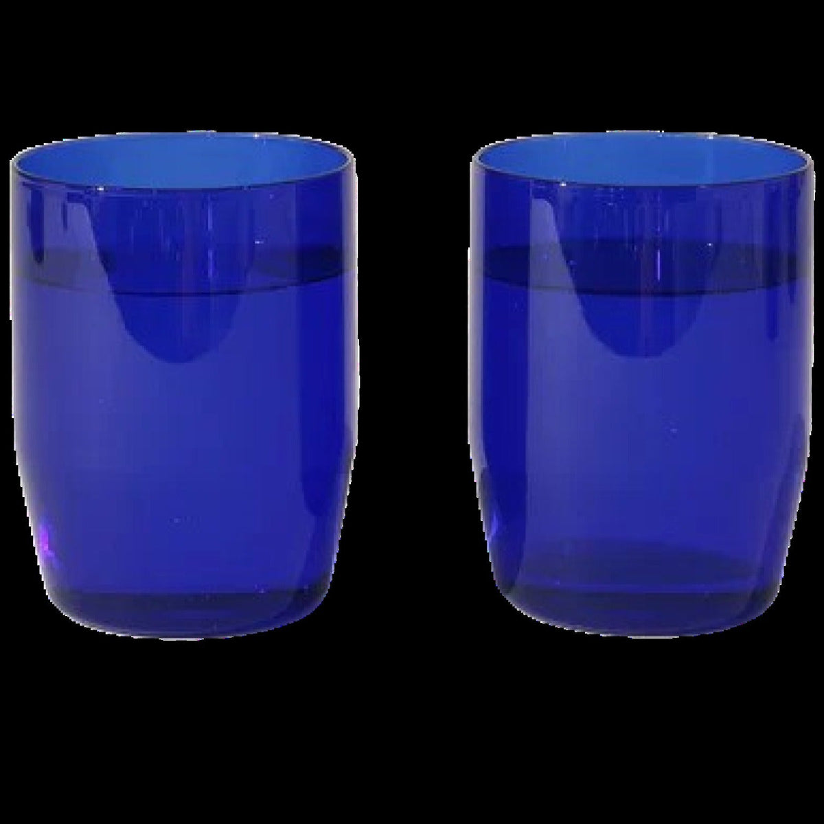 Century Glass - Set Of Two (Cobalt)