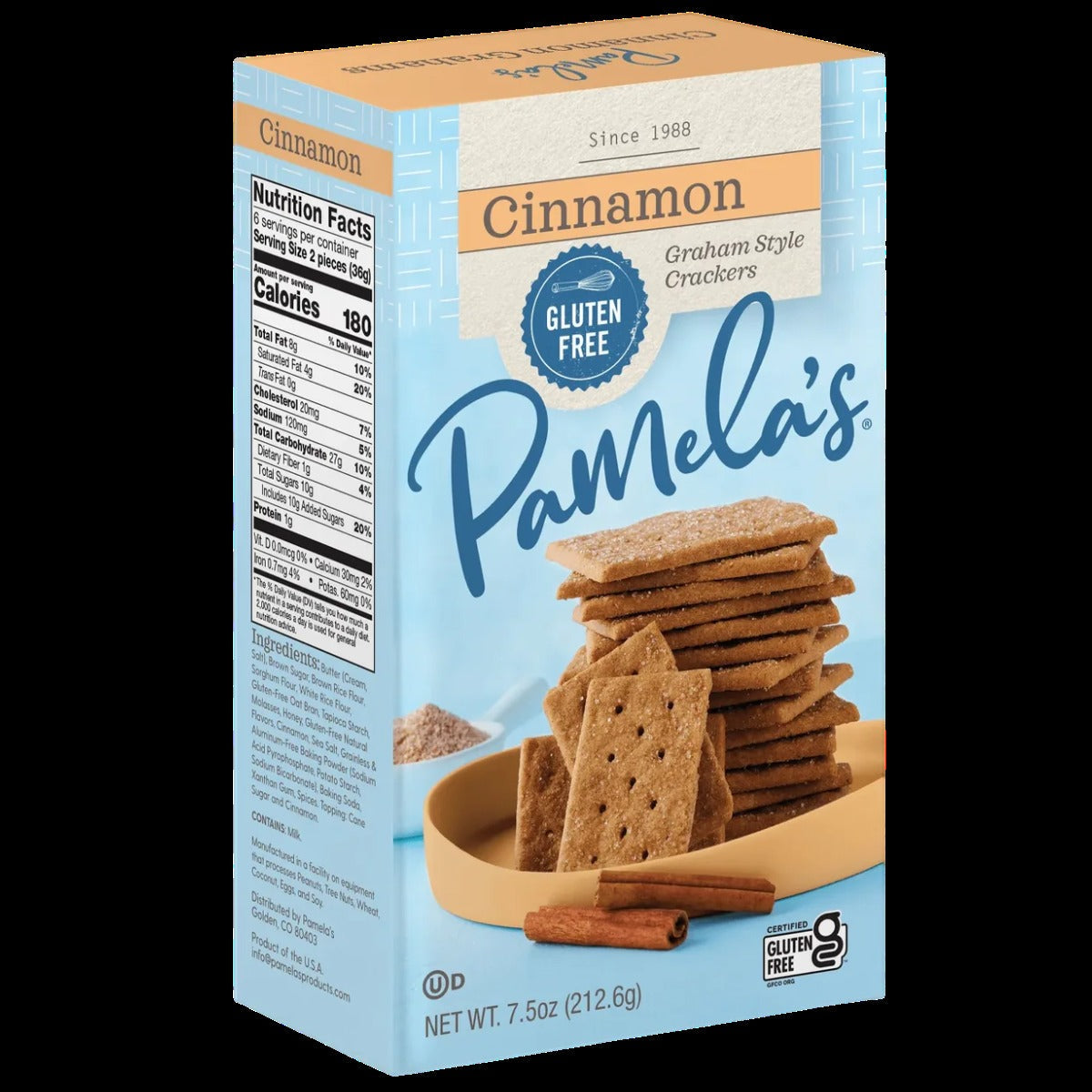 Gluten Free Cinnamon Graham Crackers