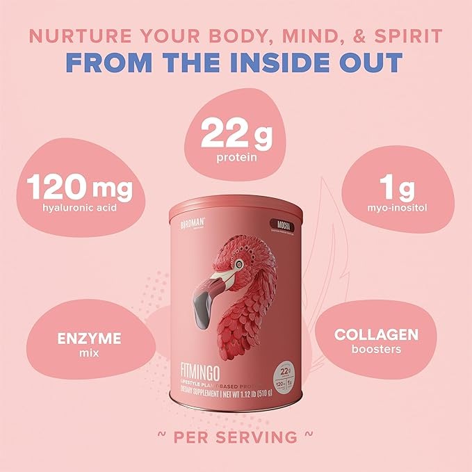 Fitmingo Mocha Plant-Based Protein Powder
