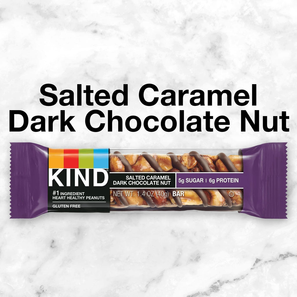 Salted Caramel & Dark Chocolate Nut Bar (12 CT)