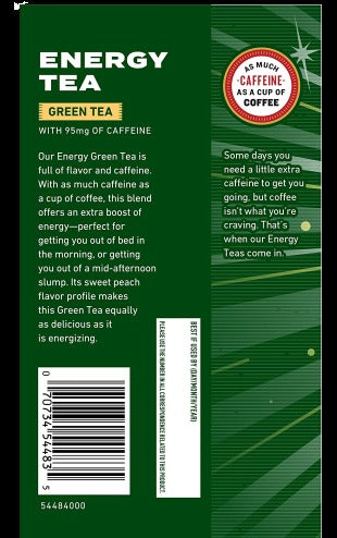 Energy Tea Green, 12 Bag
