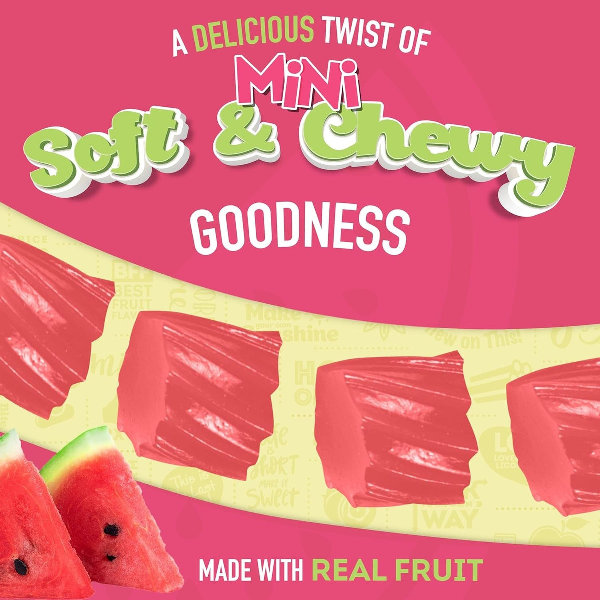 Watermelon Licorice Bites (18 Pack)