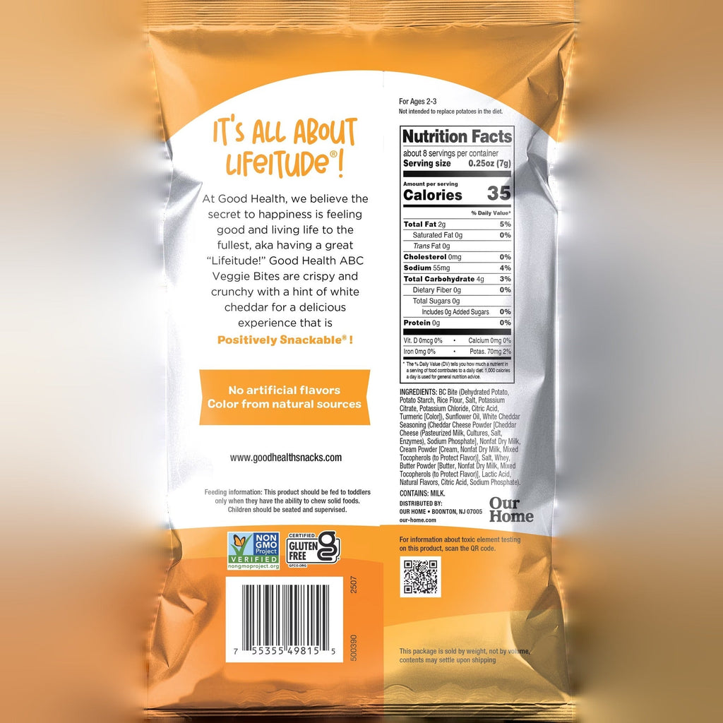ABC Veggie Bites - White Cheddar (5 CT)