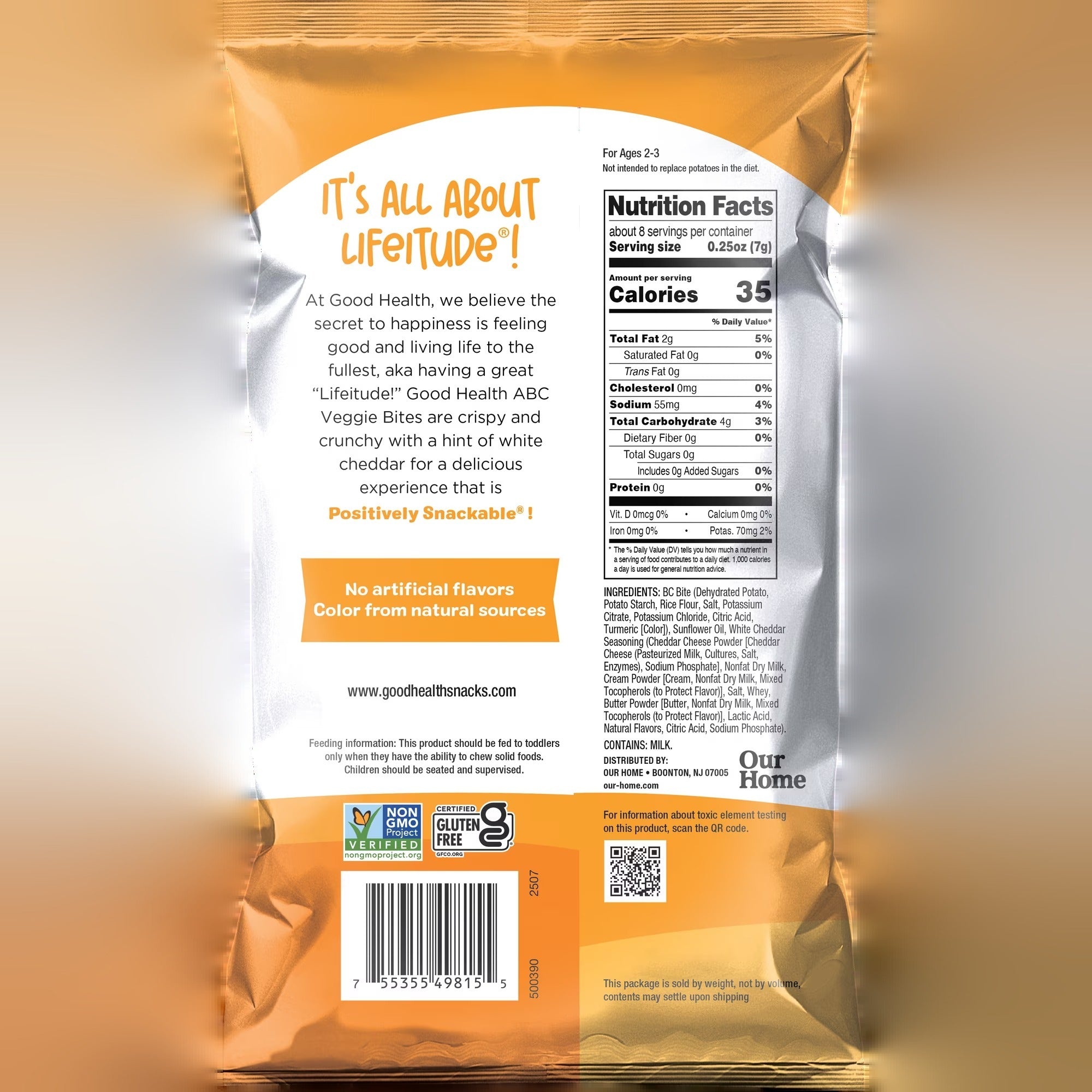 ABC Veggie Bites - White Cheddar (5 CT)