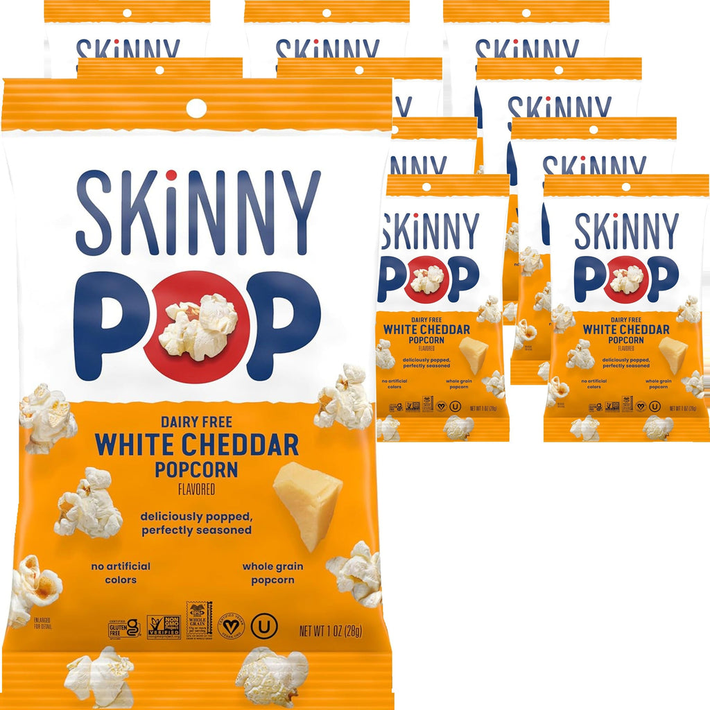 White Cheddar Popcorn Snack Bag (12 Pack)