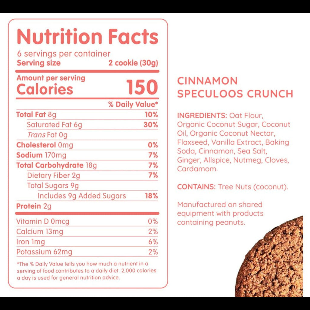 Cinnamon Speculoos Crunch Cookies