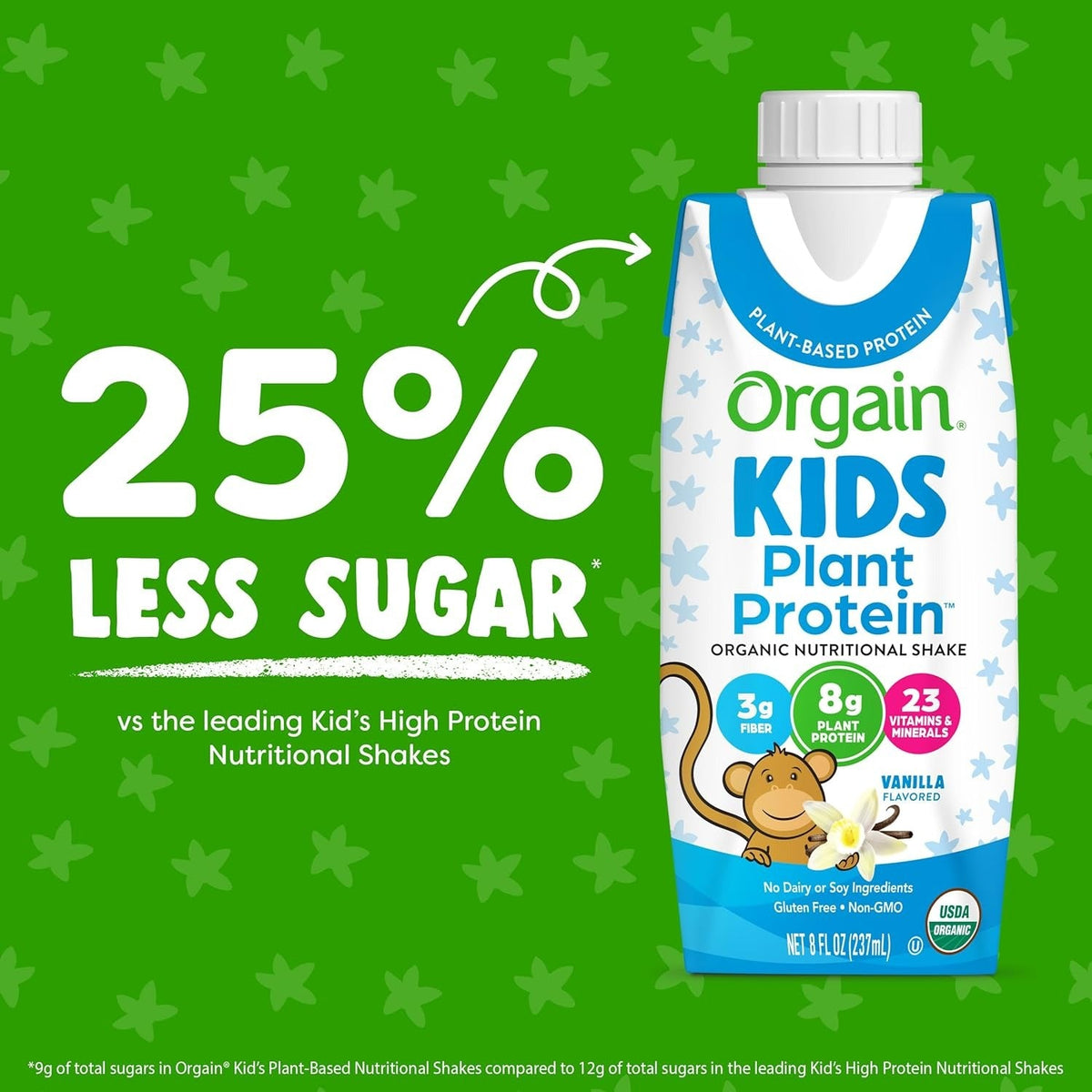 Kid's Plant Protein Nutritional Shake - Vanilla (12 Pack)