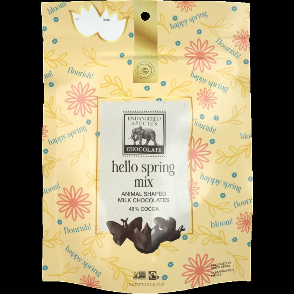 Hello Spring Animal Shaped Milk Chocolate Mix