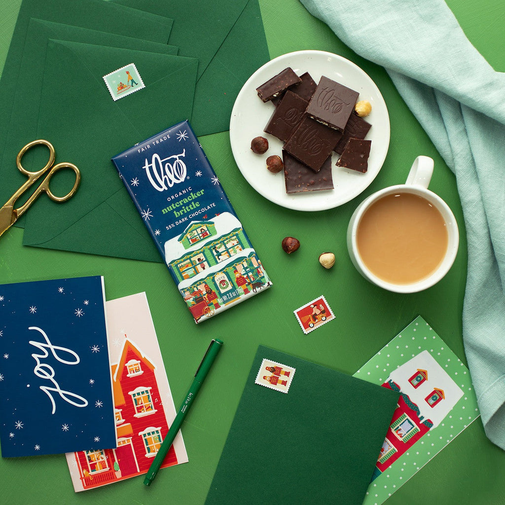 Organic Dark Chocolate 55% Nutcracker Brittle