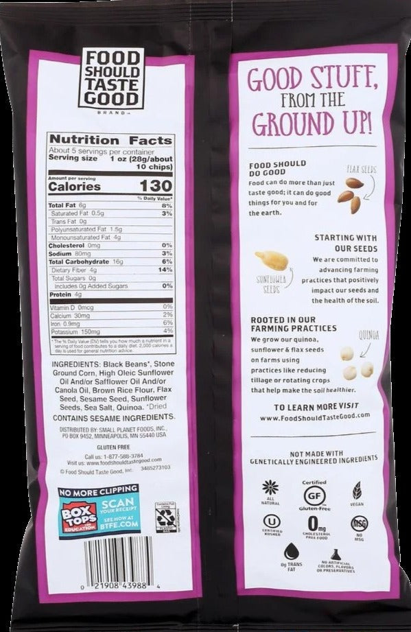 Black Bean Multigrain Chips