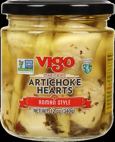 Roman Style Marinated Artichoke Hearts