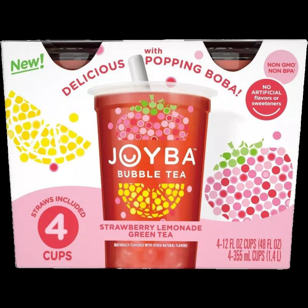 Strawberry Lemonade Green Bubble Tea (4 Pack)