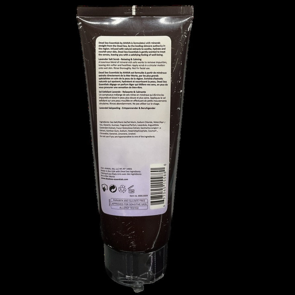 Dead Sea Essentials Dead Sea Rose Salt Scrub