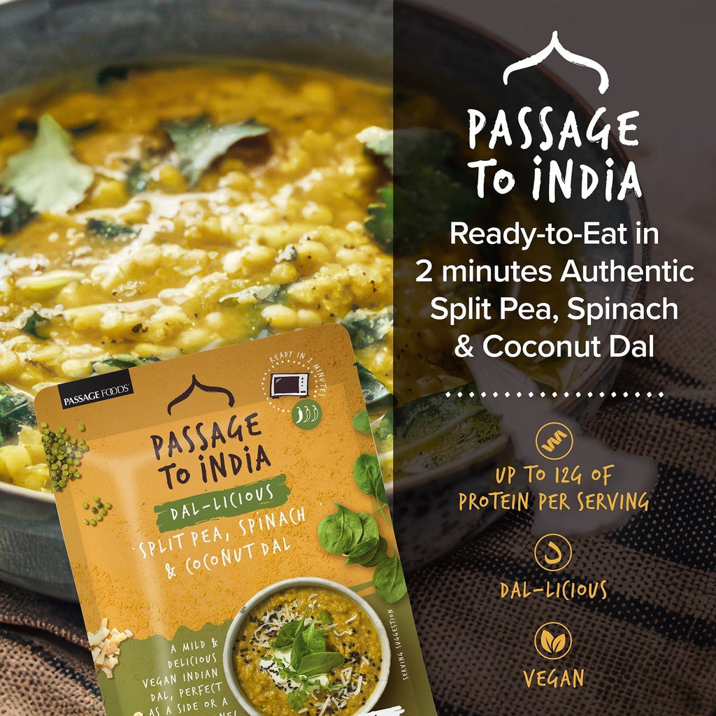 Coconut Split Pea & Spinach Dal