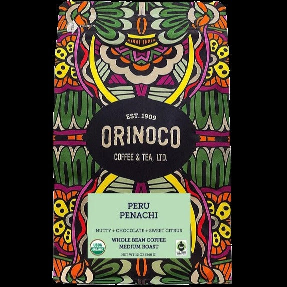 Organic Peru Whole Bean Medium Roast Coffee