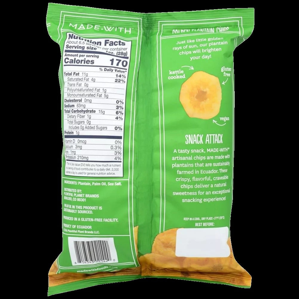 Golden Plantain Chips