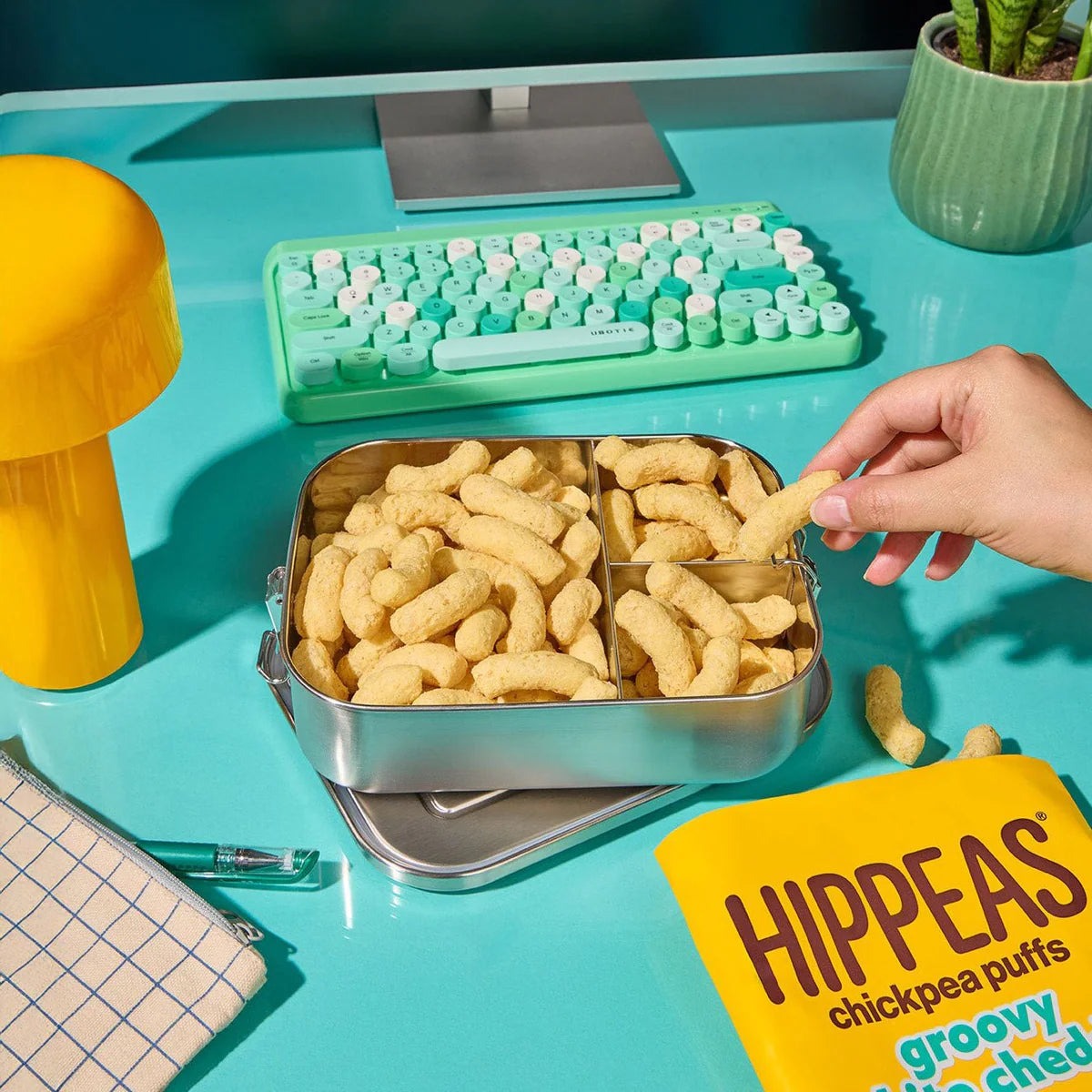 White Cheddar Chickpea Puffs