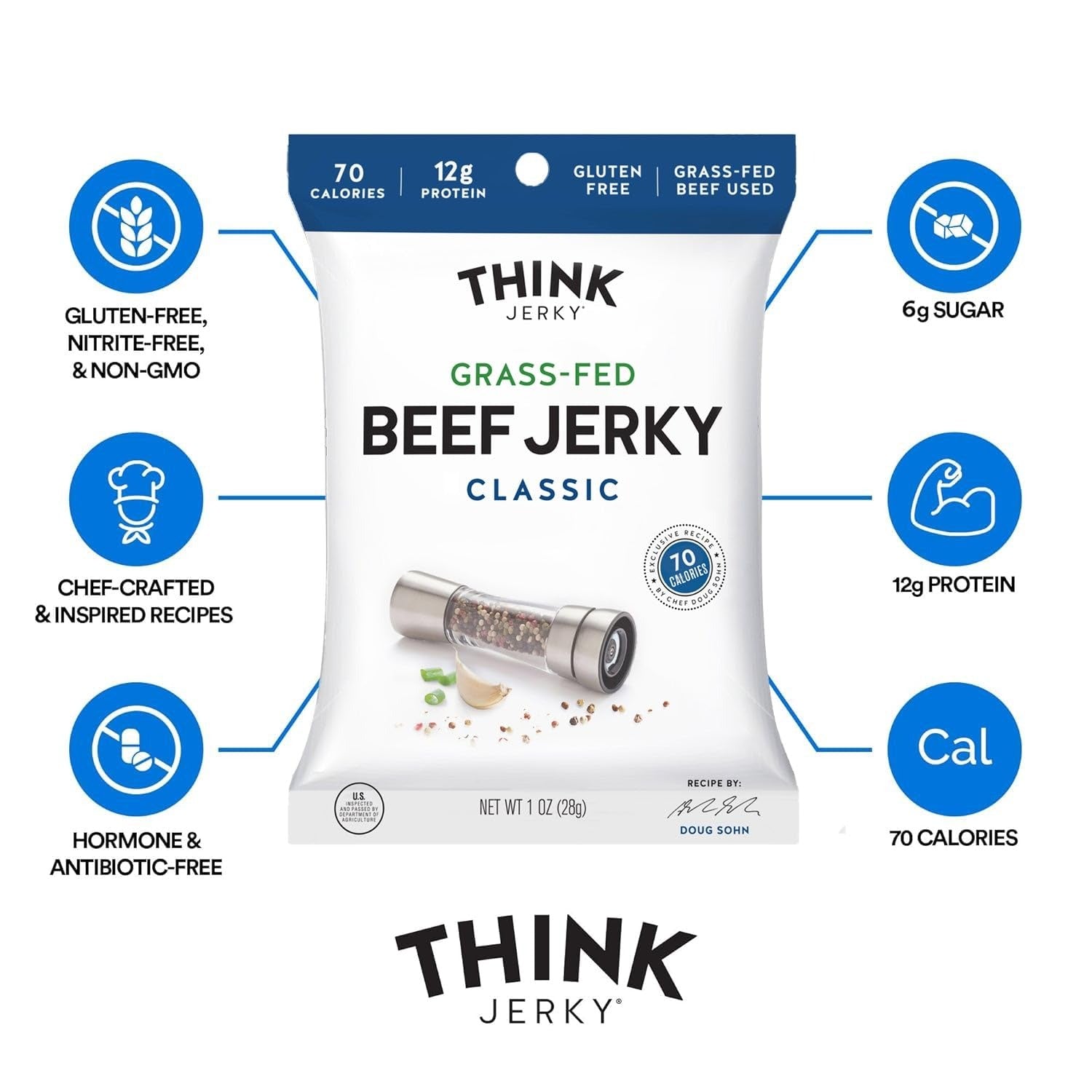 Classic Grass-Fed Beef Jerky (12 CT)