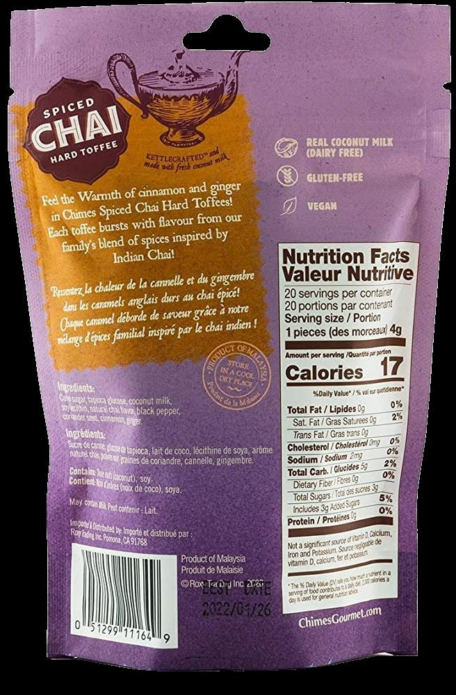 Hard Toffee Spiced Chai