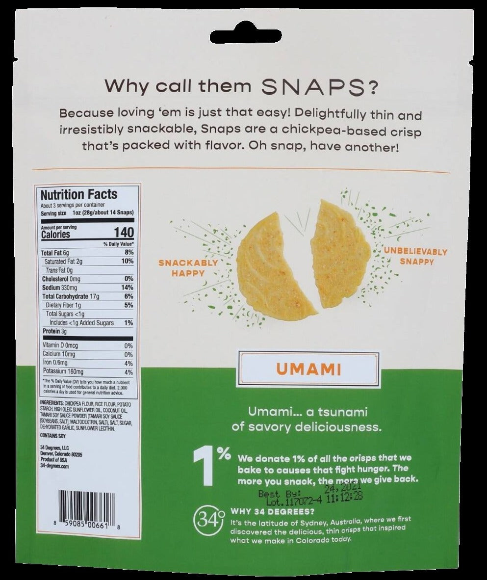 Umami Chickpea Thins