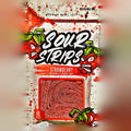 Sour Strips Strawberry Candy Reseal Peg Bag