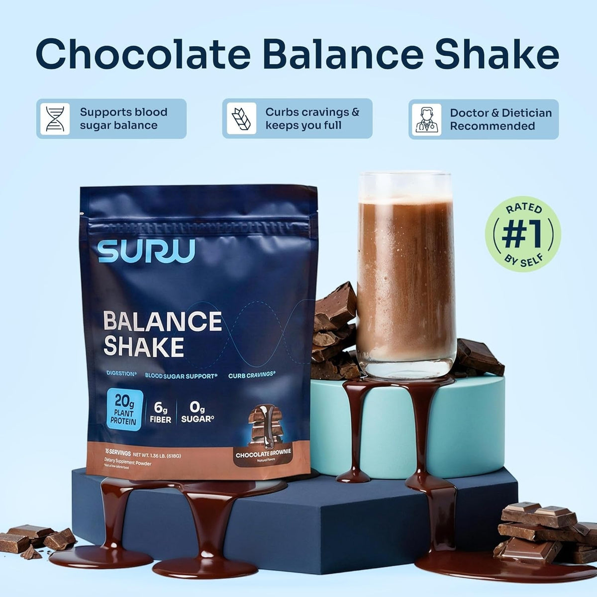 Balance Shake - Chocolate Brownie