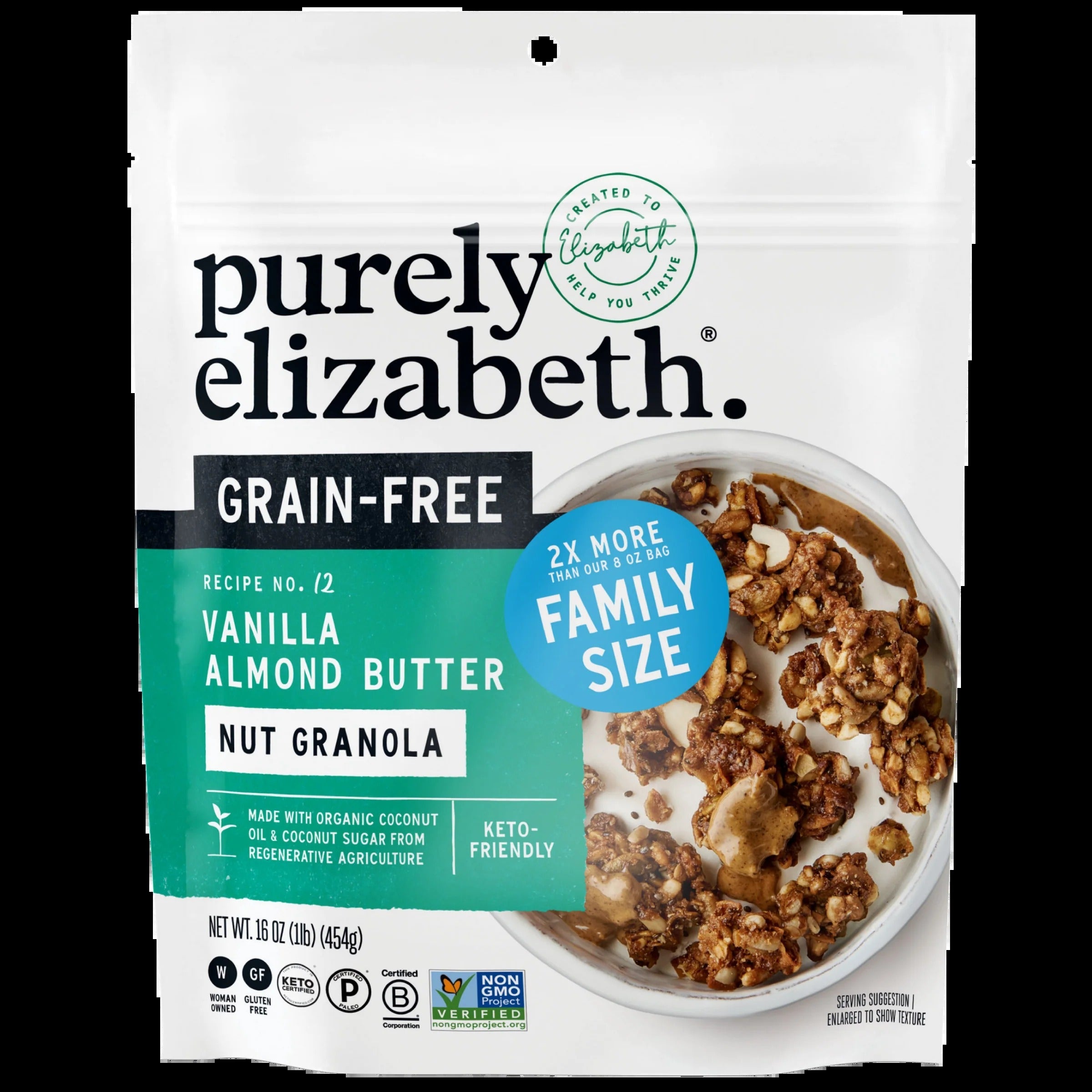 Grain-Free Vanilla Almond Butter Granola Family Size