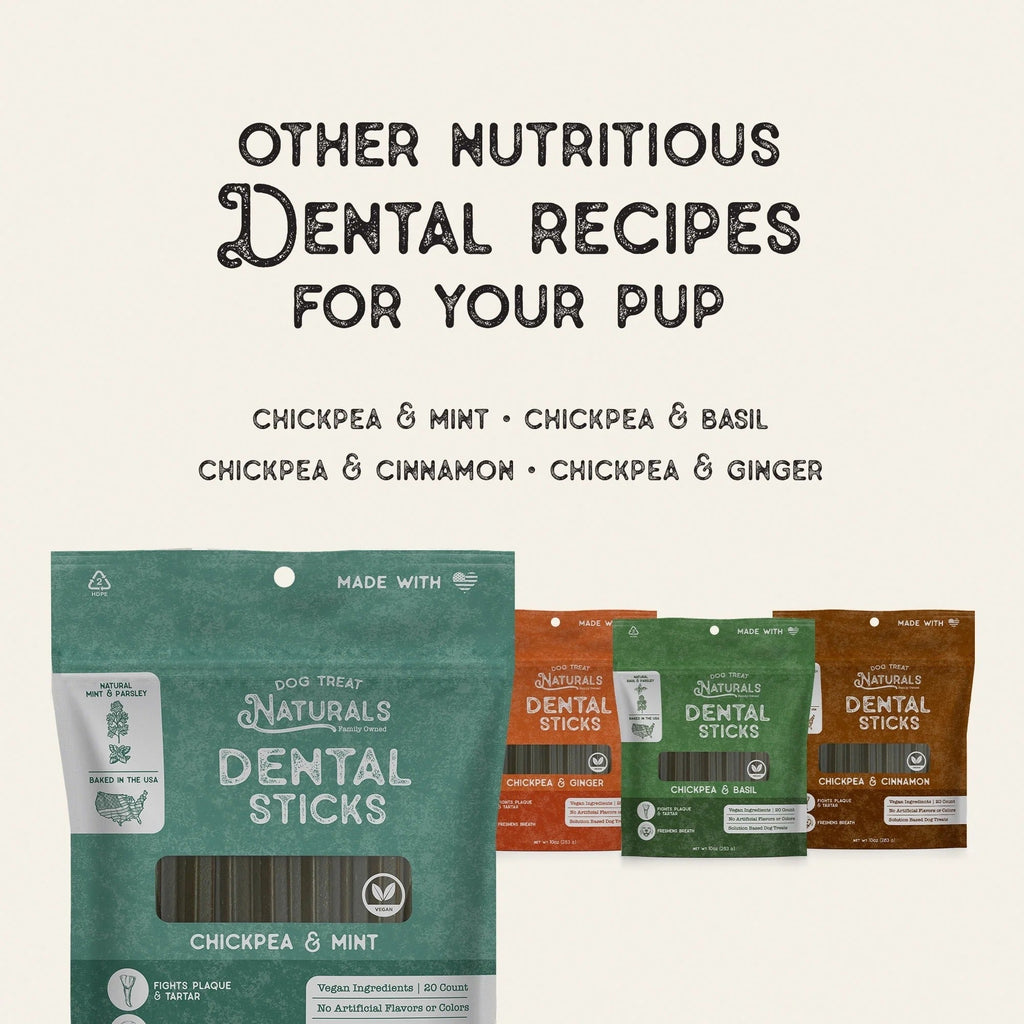 Chickpea & Ginger Dog Dental Sticks (20 CT)