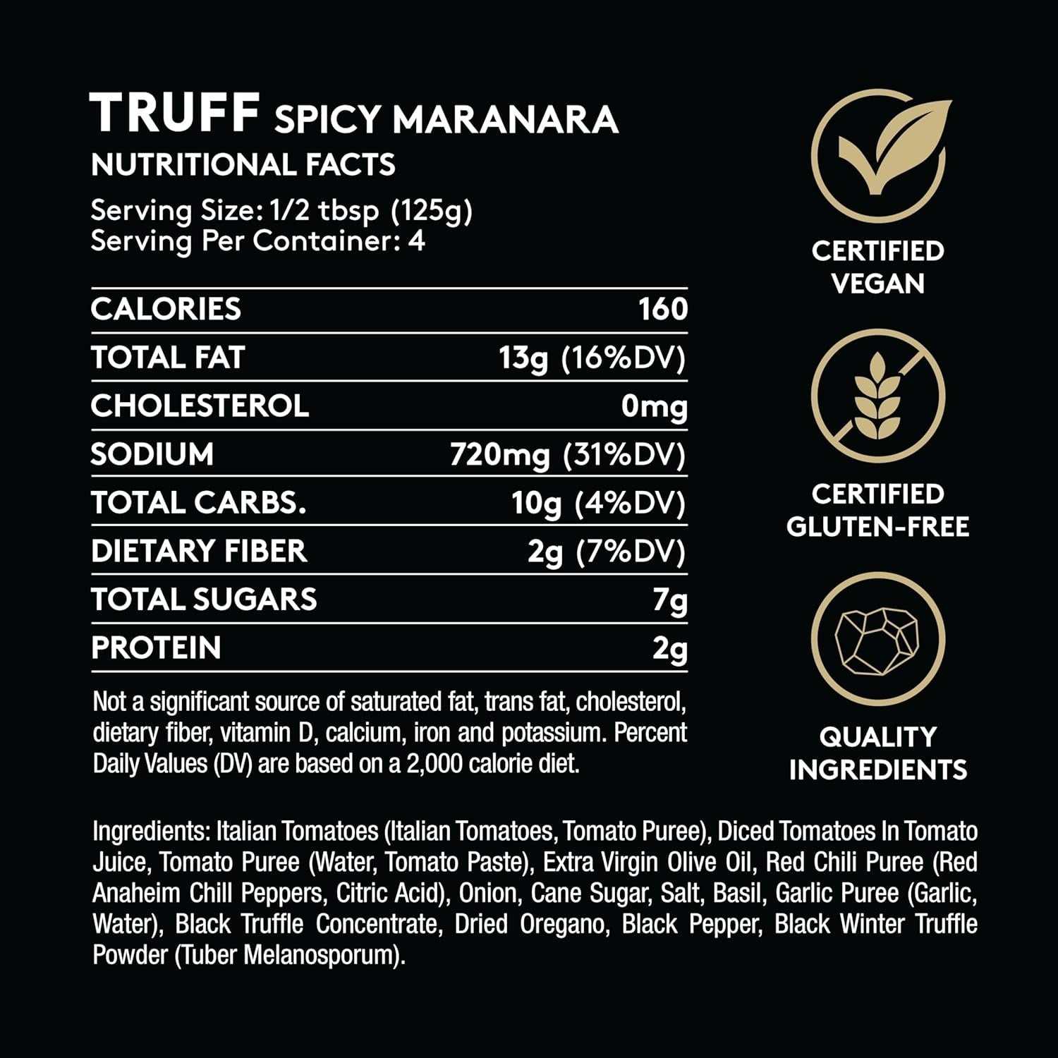 Black Truffle Spicy Marinara