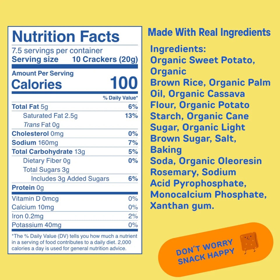 Original Sweet Potato Crackers