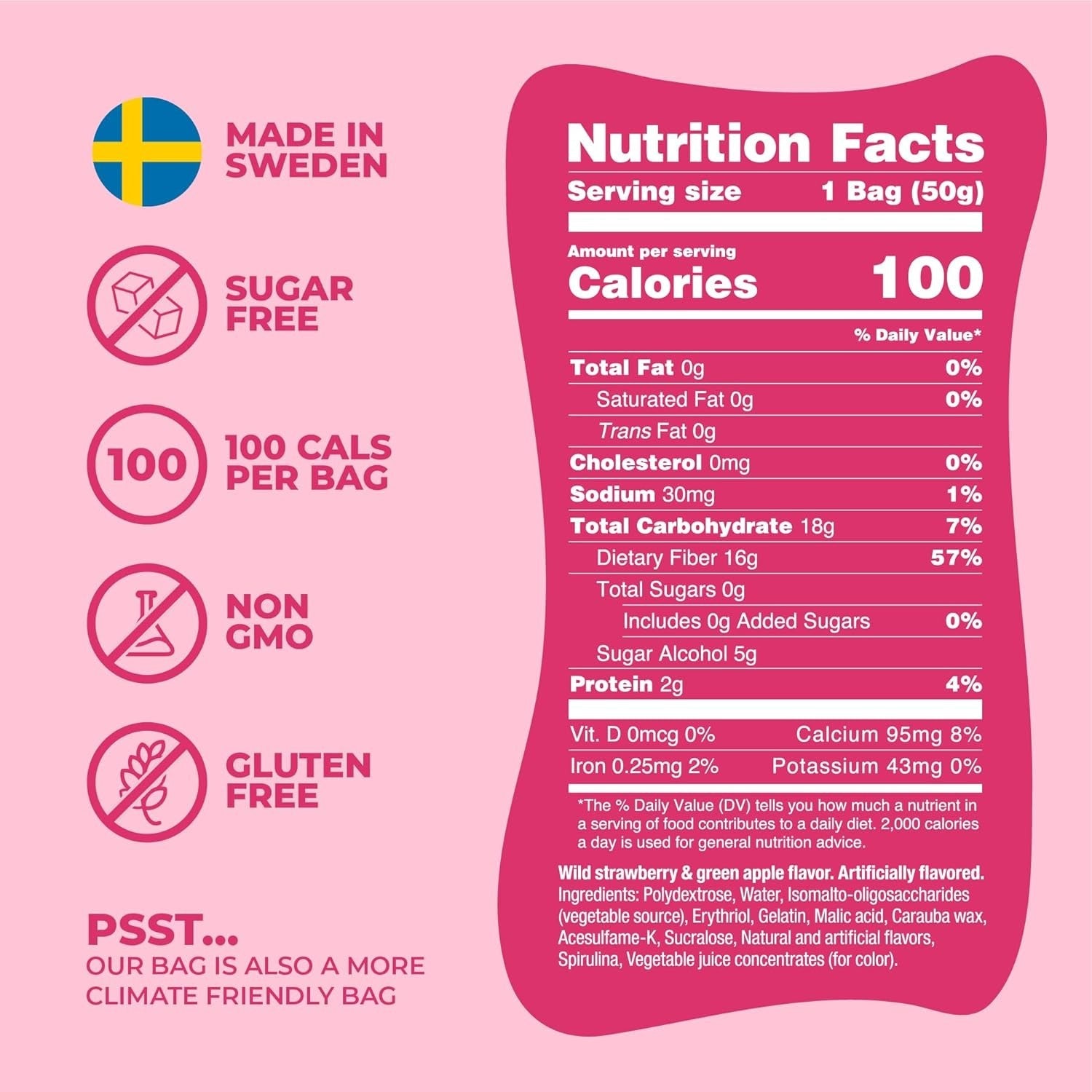Fruity Chews Swedish Candy (14 Pack)