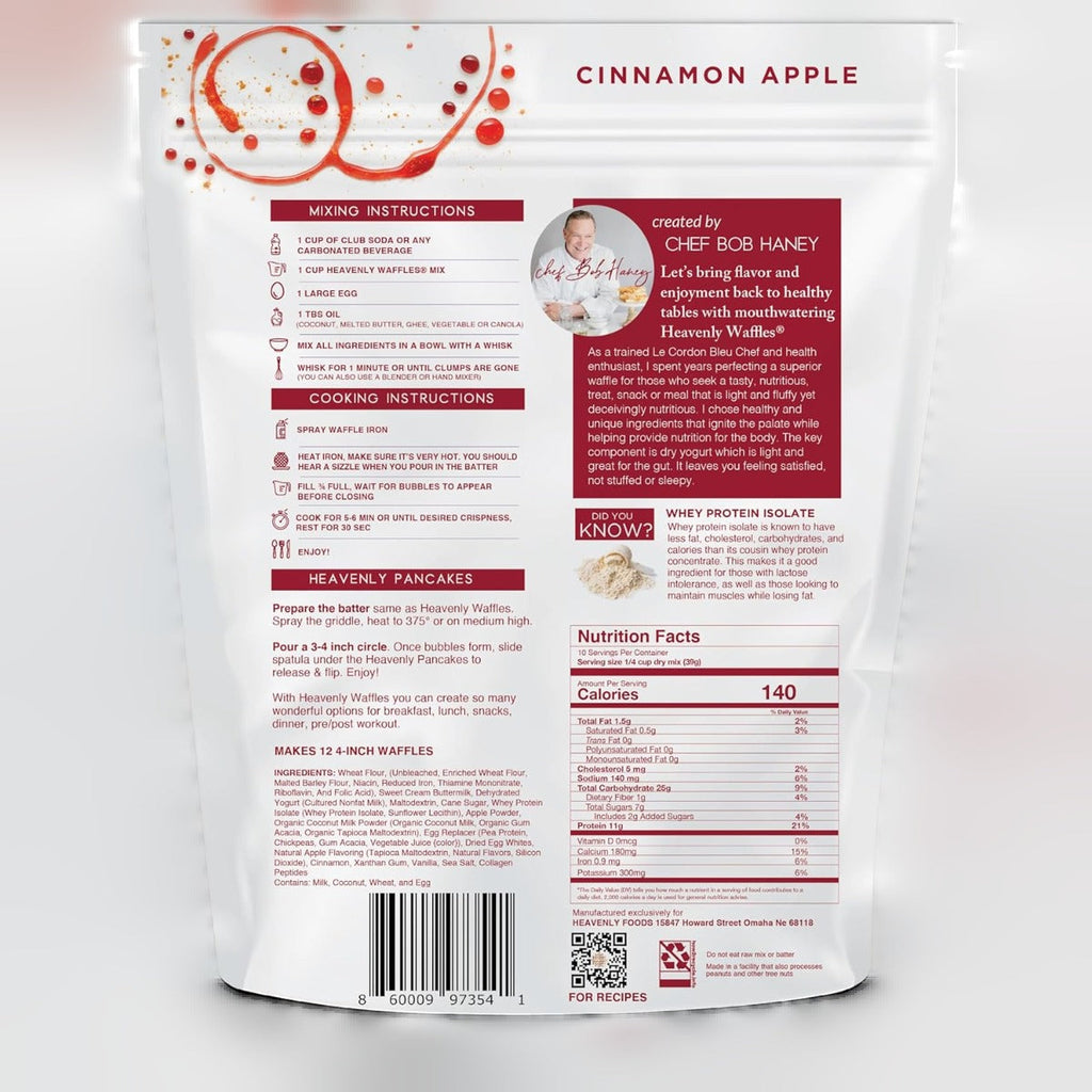 Cinnamon Apple Waffle Mix