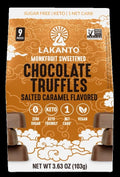 Keto Sugar-Free Chocolate Truffles Salted Caramel