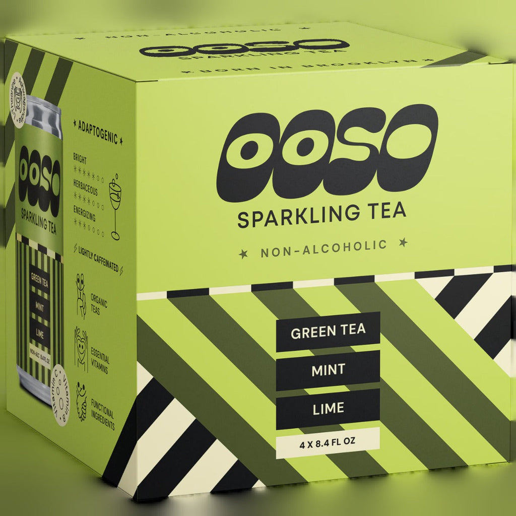 Green Tea Mint Lime Sparkling Tea (4 Pack)