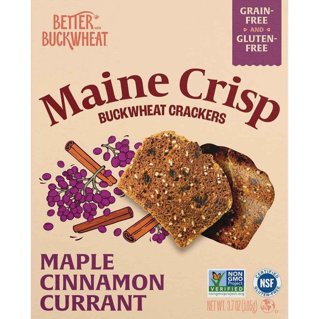 Maple Cinnamon Currant Crackers