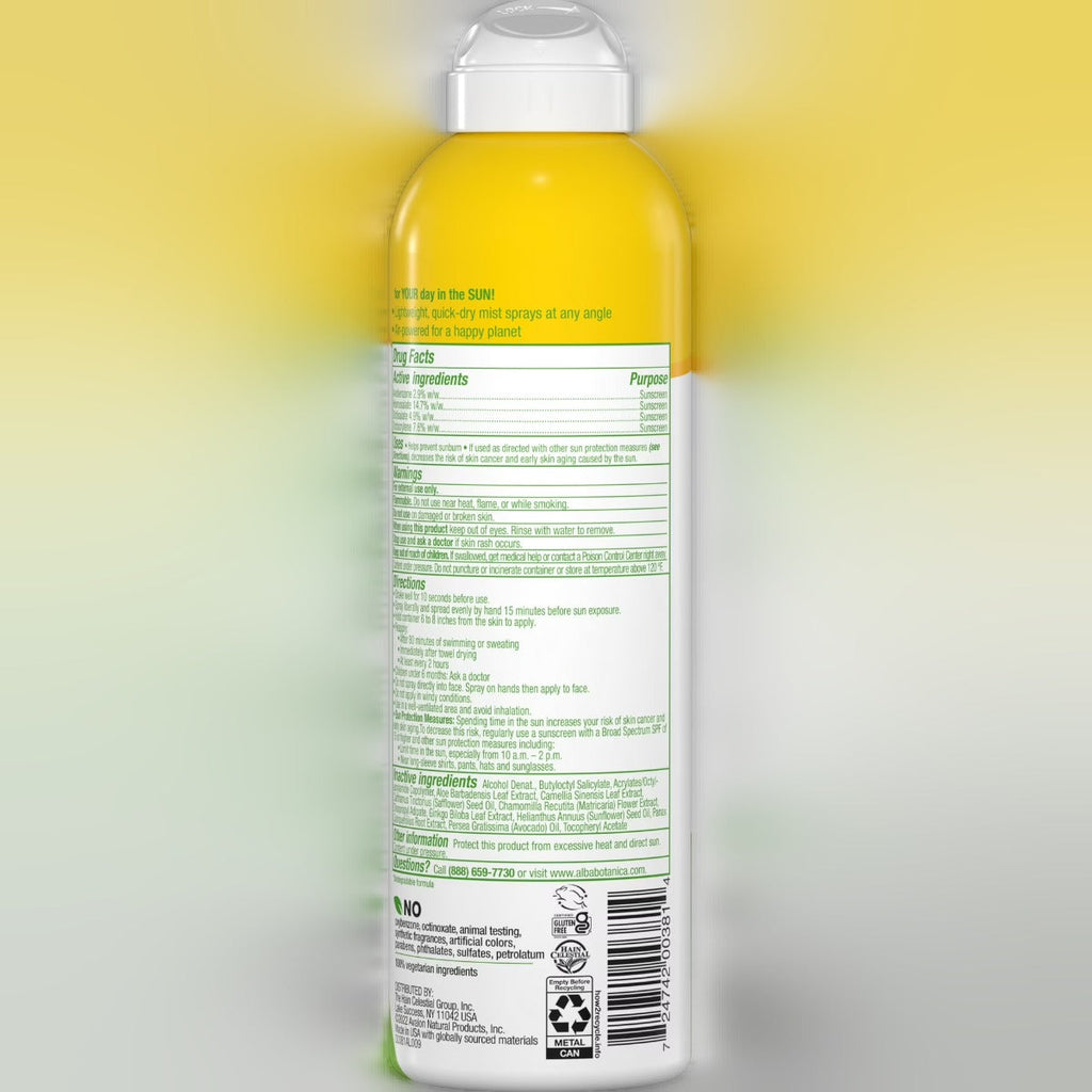 Sensitive Fragrance Free Sunscreen Spray, SPF 50